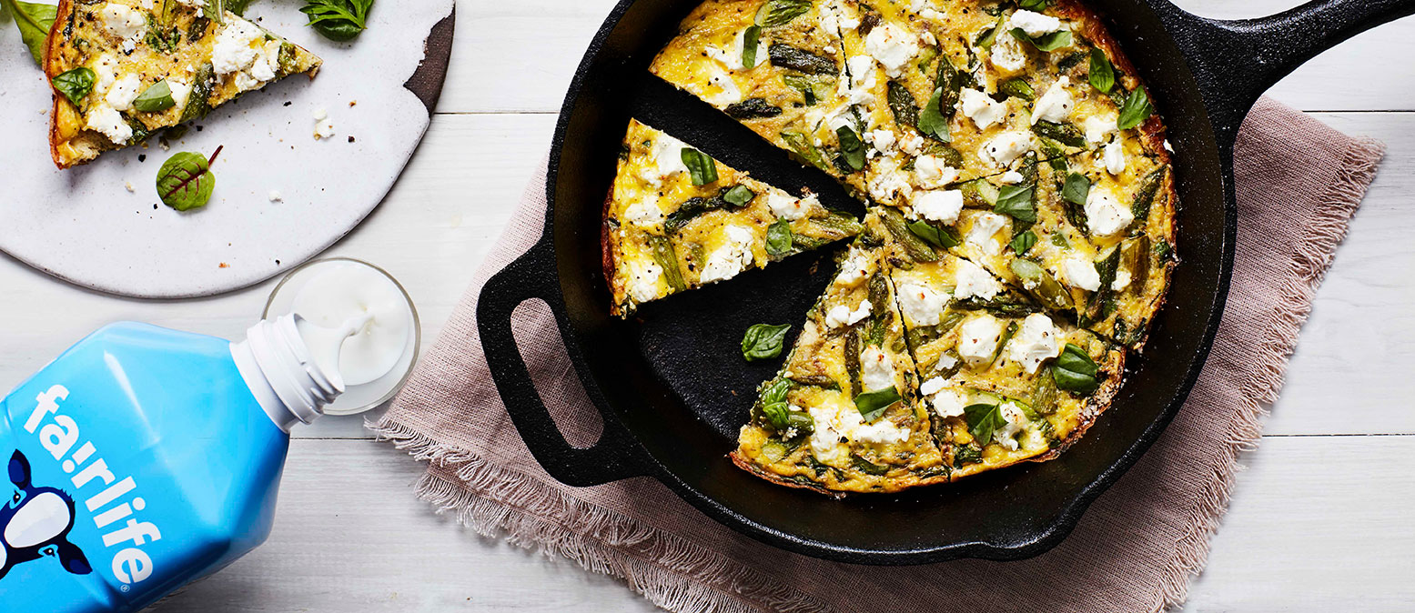 Asparagus and Goat Cheese Frittata Recipe