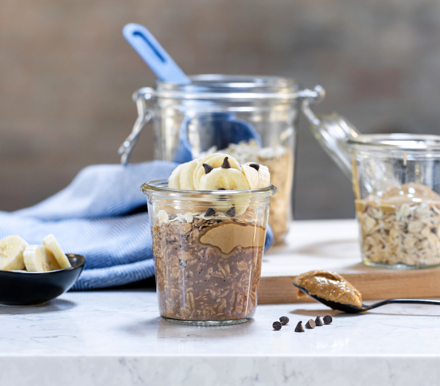 Chocolate Nut Butter Overnight Oats Recipe