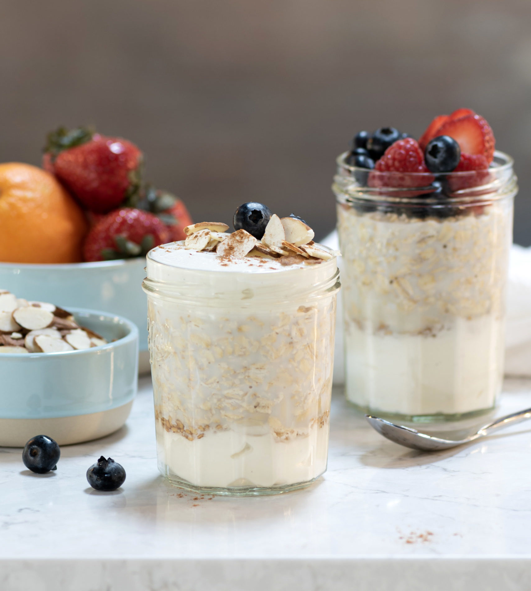 Vanilla Almond Crunch Overnight Oats Recipe