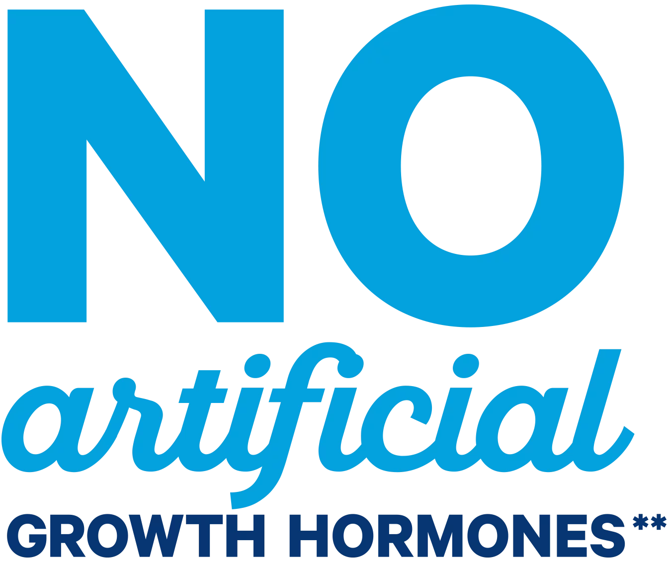 No artificial growth hormones**