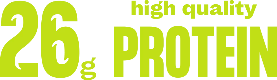 26g high quality protein