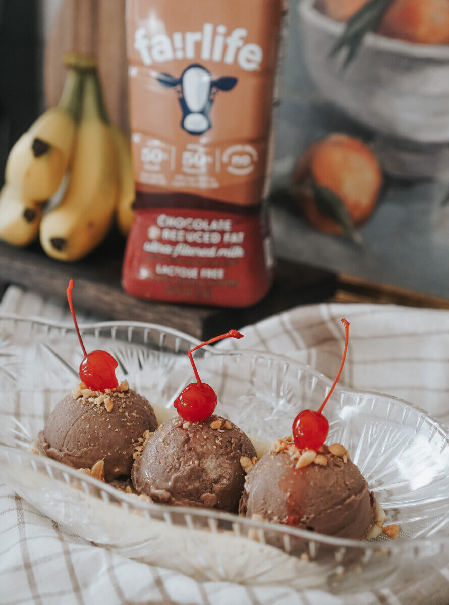 Homemade Banana Split Ice Cream Recipe
