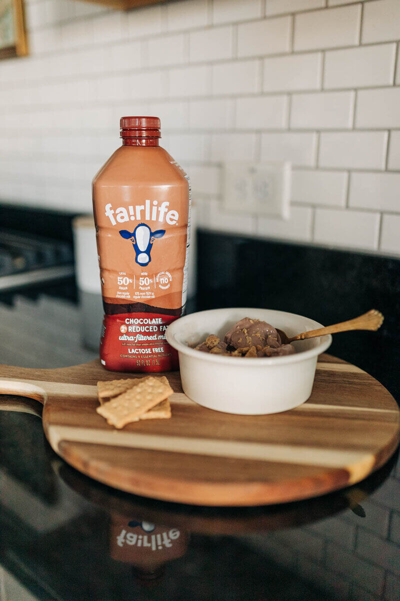 Lactose-Free Chocolate Graham Cracker Ice Cream Recipe