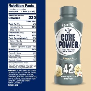 Vanilla High Protein Milkshake